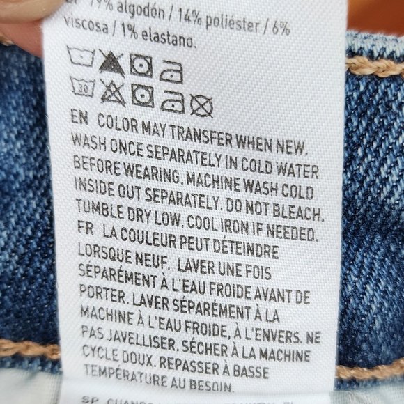 American Eagle Outfitters Light Wash "Mom Jean" Size 0 - Picture 11 of 16